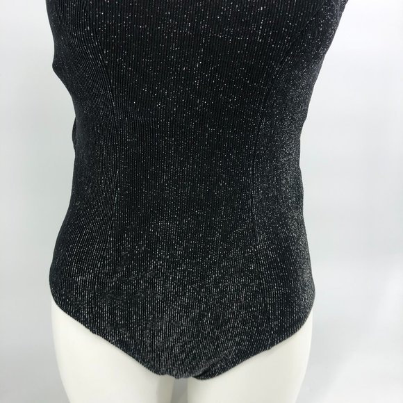 Vintage Cazimi Black Open Back Swim One piece 12 - Picture 3 of 6